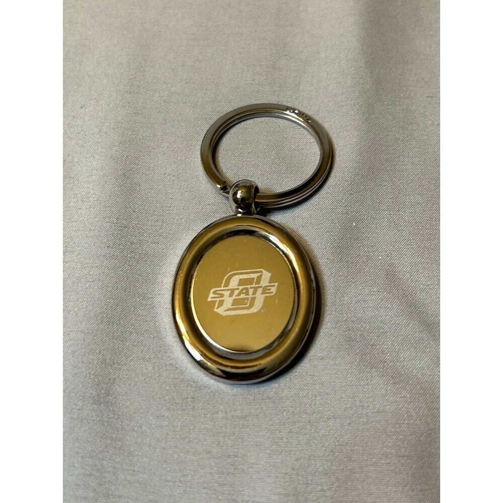Oklahoma State Cowboys Engraved Keychain “Class of 2016”